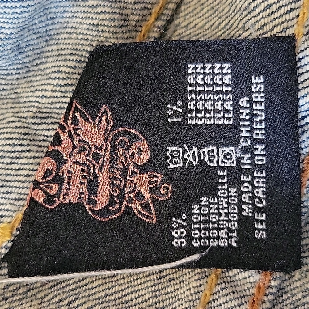 Y2K Ed Hardy by Christian Audigier Love Kills Slowly Jean - Picture 11 of 15